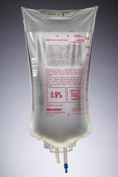 BAXTER HEALTHCARE 0.9% Sodium Chloride Irrigation 2B7126 6 Bag - MDL-BHL2B7126