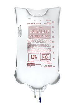 Baxter Healthcare 0.9% Sodium Chloride (NaCl) Processing Solution 2B7207 - 1.0 Bag