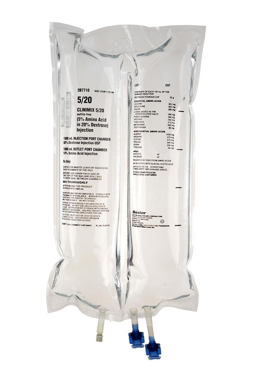BAXTER HEALTHCARE CLINIMIX Solutions 2B7704 4 Bag-MDL-BHL2B7704