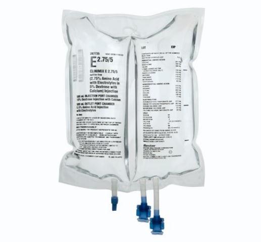 Clinimix E Amino Acid Injection with Dextrose and Calcium - 2B7740 - 6 Each - MDL-BHL2B7740