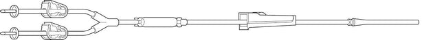BAXTER HEALTHCARE Y-Type TUR/Bladder Irrigation Set 2C4041 1 Each - MDL-BHL2C4041H