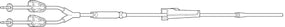 BAXTER HEALTHCARE Y-Type TUR/Bladder Irrigation Set 2C4041 12 Each - MDL-BHL2C4041
