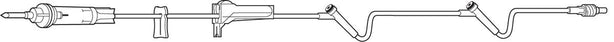 Baxter Healthcare Solution Sets with InterLink Injection Site 2C6424 - 48.0 Set