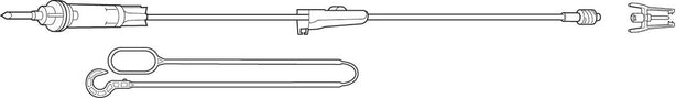 BAXTER HEALTHCARE Secondary Medication Sets with Interlink Lever Lock 2C7451 1 Each - MDL-BHL2C7451H