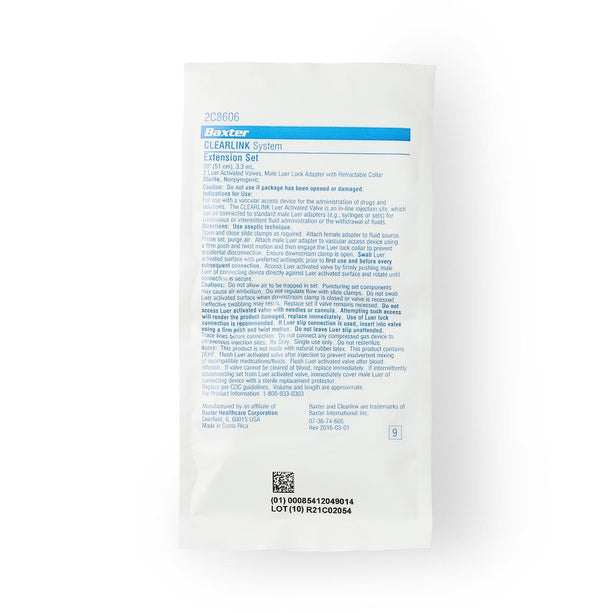 Baxter Healthcare Extension Sets 2C8606 - 1.0 Each