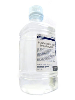 BAXTER HEALTHCARE 0.25% Acetic Acid Irrigation (Pour Bottle) 2F7184 1 Bottle - MDL-BHL2F7184H