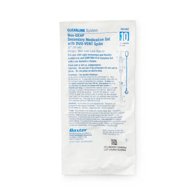 BAXTER HEALTHCARE Secondary Medication Set 2H7462 1 Each - MDL-BHL2H7462H