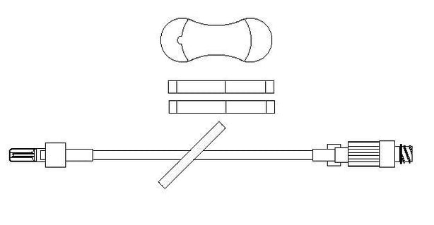 BAXTER HEALTHCARE Baxter Catheter Extension Sets 6N8222 50 Each - MDL-BHL6N8222