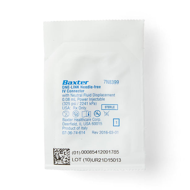 Baxter Healthcare 1-Link Needle-Free IV Connectors 7N8399 - 1.0 Each