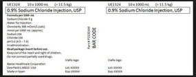 Baxter Healthcare Sodium Chloride 0.9% Injection Solution, USP UE1324D - 10.0 Each