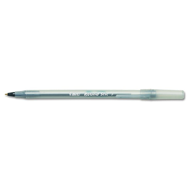 Bic Corporation Round Stic Ballpoint Pens GSF11-BK - 12.0 Each