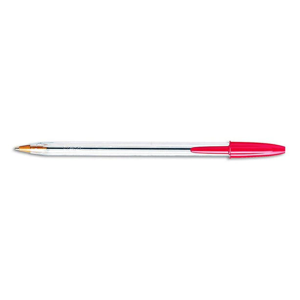 Cristal Ballpoint Stick Pens - MS11-RD - 12 Each - MDL-BICMS11RD
