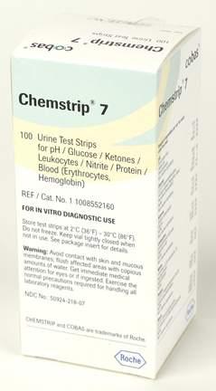 ROCHE DIAGNOSTICS CORP Chemstrip Urine Test Strips 1008552 600 Each - MDL-BID1008552