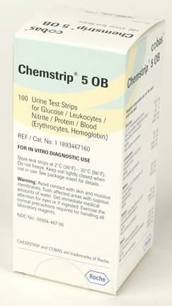 ROCHE DIAGNOSTICS CORP Chemstrip Urine Test Strips 1893467 6 Vial - MDL-BID1893467