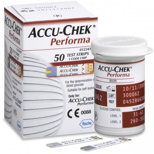Roche Diagnostics Meter and 07299702001 Accu-Chek Performa Test Strips - MDL-BID299702001Z - 50 Each
