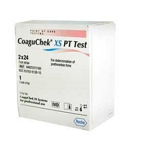 Roche Diagnostics Corp CoaguChek XS PT Test Strips 4625315160 - 48.0 Each