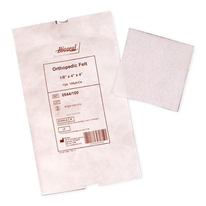 BIOSEAL Bioseal Orthopedic Felt 8544/100 100 Pack - MDL-BIE8544100