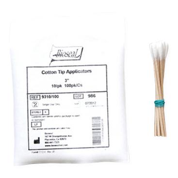 BIOSEAL Bioseal Cotton Tip Applicators 9310/100 1000 Each-MDL-BIE9310CS