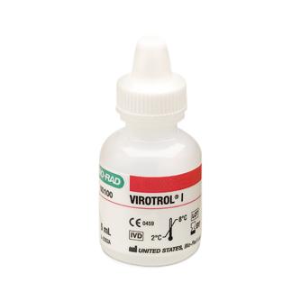 BIO-RAD LABORATORIES VIROTROL Single Level Unassayed Quality Controls 00100A 1 Kit - MDL-BIOR00100A