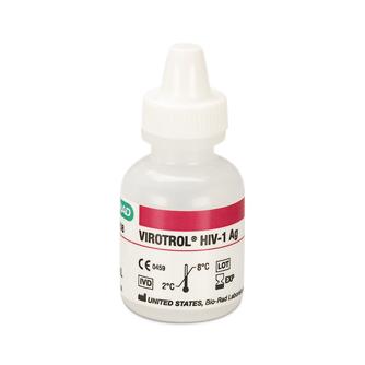 Bio-Rad Laboratories 00108B VIROTROL HIV-1 Ag Single Level Quality Control, Class B, 1 x 5 mL Vial - MDL-BIOR00108B - 1 Kit