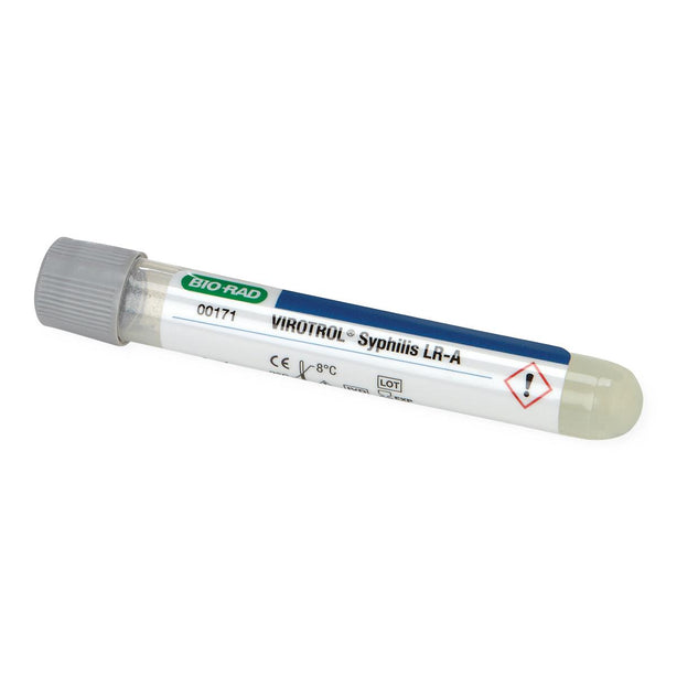 Bio-Rad Laboratories Virotrol Syphilis Lr-A Unassayed Quality Control, 5 x 4 mL Tubes - 00171 - 1 Kit