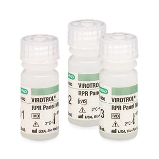 BIO-RAD LABORATORIES VIROTROL RPR Trilevel Quality Control Panel 01400 1 Kit - MDL-BIOR01400