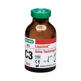 Bio-Rad Laboratories Liquichek Urine Toxicology Control, 10 x 10 mL, Level C3 - 443 - 1 Kit