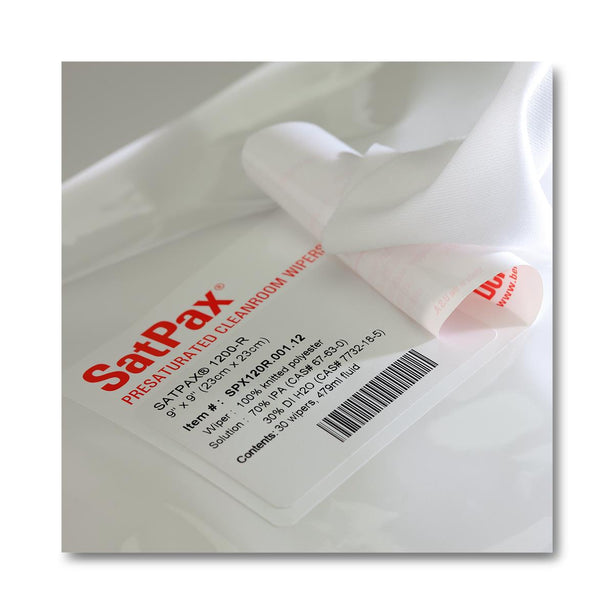 Berkshire Corporation SatPax 1200-R Cleanroom Wipers SPX120R.001.12 - 12.0 Pack