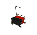 Berkshire Stainless Steel Cleanroom Mop Cart with Two 20-L Buckets - BCRMOPCART1 - 1 Each