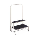 Blickman Ind Two-Step Stainless Steel Donnelly Foot Stool 24"W x 16"H x 16"D MRI Safe - 1017763000 - 1 Each