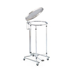 Blickman Health Ind Inc Round Chrome Hamper Stands - BLK7774SSLF