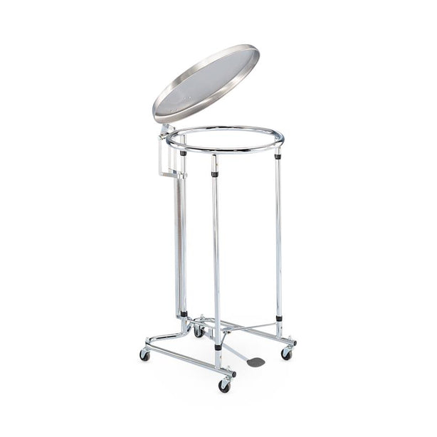 Blickman Health Ind Inc Round Chrome Hamper Stands - BLK7774SSLF