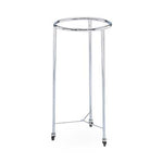 Blickman Health Ind Inc Round Chrome Hamper Stands - BLK7774SS