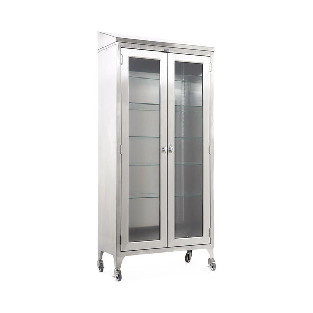 Paul Freestanding Storage Cabinet with 5 Shelves - 1537970000 - 1 Each - MDL-BLK7970SS