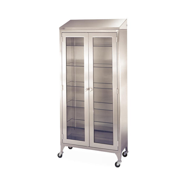 Paul Freestanding Storage Cabinet with 5 Shelves - 1537971002 - 1 Each - MDL-BLK7971SS1