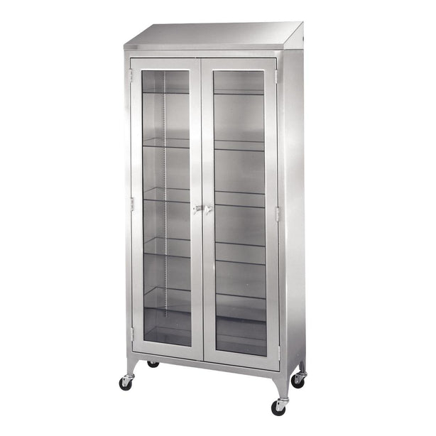 Paul Freestanding Storage Cabinet with 5 Shelves - 1537971000 - 1 Each - MDL-BLK7971SS