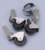 2" Hard Rubber Swivel Casters for Blickman Exam Stools - 8200708000 - 1 Each - MDL-BLK8200708000