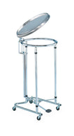 Blickman Health Ind Inc Round Chrome Hamper Stands - BLK8773SSLF