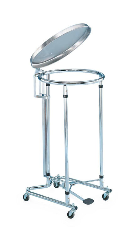 Blickman Health Ind Inc Round Chrome Hamper Stands - BLK8773SSLF
