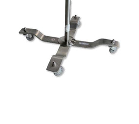 Blickman Health Ind Inc 4-Leg Stainless Steel or Chrome IV Stands 0528890400 - 1.0 Each