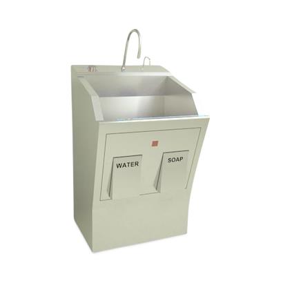 Blickman Ind Windsor and 9881SSP Lodi Scrub Sink with Infrared / Knee Action Control, 1 Station, Pedestal, 64"W x 53"H - MDL-BLK9881SSP - 1 Each
