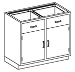 Blickman Health Ind Inc Blickman Base Cabinets DD35HS - 1.0 Each