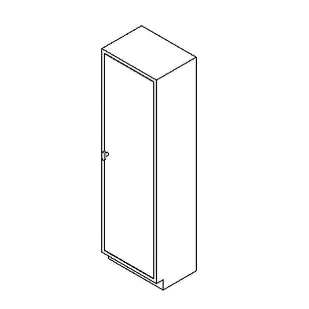 Stainless Steel Cabinets with 5 Shelves and Seamless Welding - 2030424000 - 1 Each - MDL-BLKH24HAS