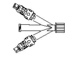 Tri-Connector with Injection Sites - 470152 - 50 Each - MDL-BMG470152