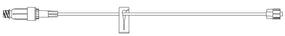 B BRAUN MEDICAL INC. Small-Bore Extension Sets with ULTRASITE 473441 100 Each - MDL-BMG473441