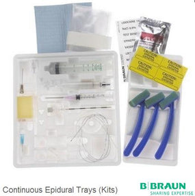 B Braun Medical Inc. B. Braun Anesthesia Epidural Trays 551858 - 10.0 Each