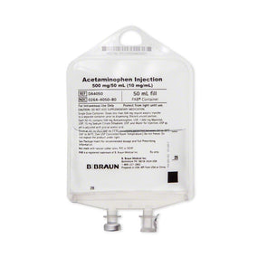 B Braun Medical Inc. B Braun Acetaminophen Injection Bag DA4050 - 24.0 Each