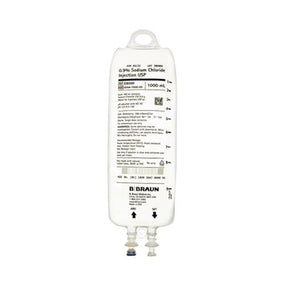 B Braun Medical Inc. Sodium Chloride Injection Solutions USP E8000 - 1.0 Each - MDL-BMGE8000H