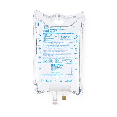 B BRAUN MEDICAL INC. Dextrose and Sodium Chloride Injections L6101 1 Each - MDL-BMGL6101H