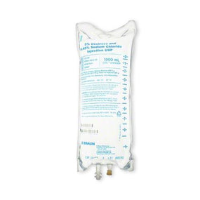 B BRAUN MEDICAL INC. Dextrose and Sodium Chloride Injections L6120 12 Each - MDL-BMGL6120